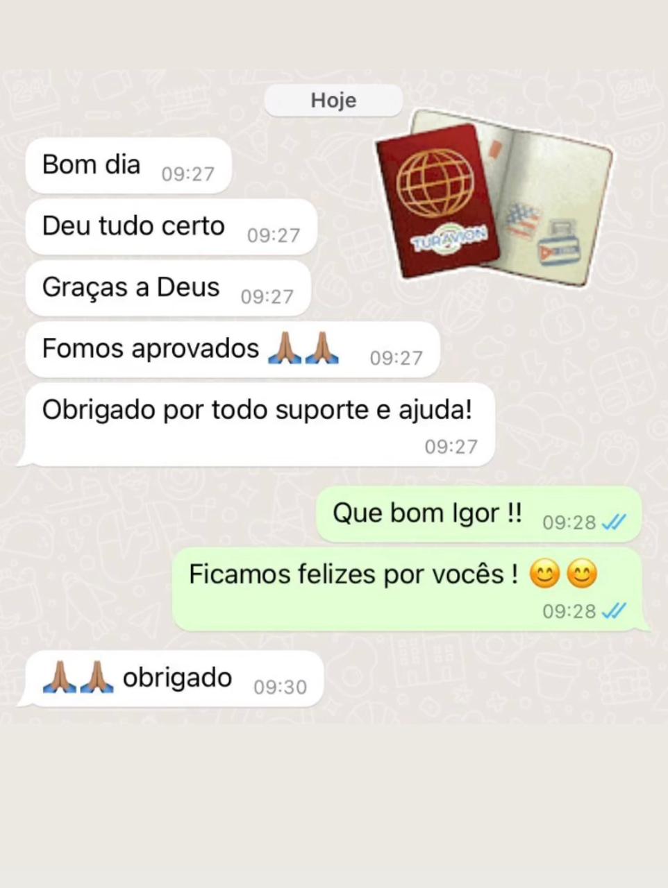 Depoimento cliente Igor - Visto aprovado com suporte da equipe POP VISTOS